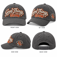 Casquettes de baseball unisexes en sergé de coton à 6 panneaux, logo brodé personnalisé, visière incurvée bicolore, commande en gros