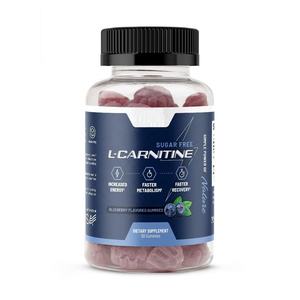 2025 Natural Pre Workout Gummies Supplement Erhöhen Sie den Energie schub Stoffwechsel Organisch Zucker frei L Carnitin 500mg Gummy - Product Image 2