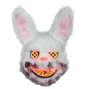 Fantasia de Halloween Máscara de Coelho Assustadora e Personalizada para Baile de Máscaras, Máscara Facial de Coelho Maligno para Crianças - Product Image 1