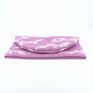 Warm Knitted Hat Custom Printed <strong>Winter</strong> All Over Print Graphic Skull Cuffless Beanie - Product Image 4