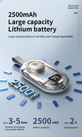 Banque d'alimentation sans fil ultra puissante de 10 W de haute qualité avec écran LED - Type-C/USB magnétique et compatible avec les montres IOS (Ultra/8/7/4)