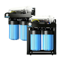 Filtre à eau par osmose inverse Commercial 4 étapes 400 GPD 600 GPD 800 GPD 10 pouces Big Blue pour machine de filtration d'eau pure