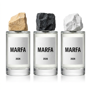 Botella de <span class=keywords><strong>Perfume</strong></span> de Lujo de 100 ml, Estilo Minimalista Desértico, Personalizada, de Cemento Compuesto Texturizado, Reciclable, con Tapa de Piedra Natural - Product Image 2