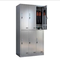 Armoire de rangement en acier inoxydable, idéale pour le stockage d'équipements de protection individuelle dans les ateliers électroniques purs