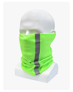 Cache-cou réfléchissant Visibilité Néon <span class=keywords><strong>Bandana</strong></span> de sécurité Vent Poussière Protection UV Écharpe Bandanas - Product Image 4