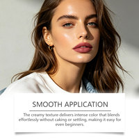 Rouge à lèvres waterproof longue tenue Crystal (04) #   Finition mate soyeuse et pigmentée sans effort, 3,5 g, polyvalente