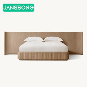 Ensemble de meubles de chambre à coucher en chêne pour la maison, <span class=keywords><strong>lit</strong></span> confortable en bois pour appartement, meubles de chambre à coucher de luxe pour villa, <span class=keywords><strong>lit</strong></span> en bois <span class=keywords><strong>massif</strong></span> - Product Image 3