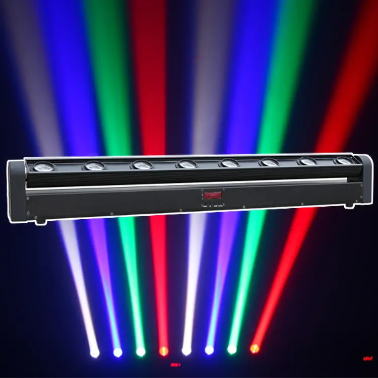 8x10w rgbw single color LED moving beam bar light dj lighting equipment