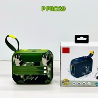 P RO29 MINI Nouveau Haut-parleur Bluetooth Portable sans Fil Extérieur avec Lecteur de Carte TF et Lumière LED Colorée