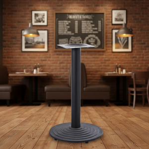 <span class=keywords><strong>Pied</strong></span> de <span class=keywords><strong>table</strong></span> en <span class=keywords><strong>fonte</strong></span> robuste, base <span class=keywords><strong>ronde</strong></span>, support de piétement pour tables de restaurant nord-américaines - Product Image 2