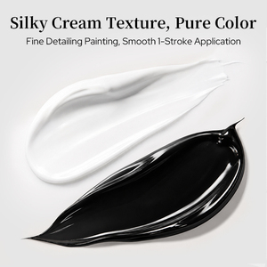 BORN PRETTY 5ml Gel de Peinture 3D Noir et Blanc Sans Résidu, Gel de Modelage à Haute Plasticité pour Poudre à Ongles, Fabrication OEM - Product Image 2