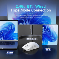 Souris de jeu sans fil AJAZZ AJ200P NL AI Tri-Mode, faible latence NearLink, station de charge magnétique, cadre Dragon Bone, IA intelligente
