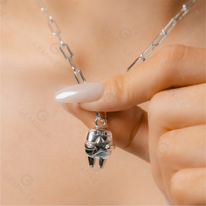 Gemnel - Dije de Plata de Ley 925 con Forma de Estrella y Frijol, Joyería Inspiradora y Motivadora para la Positividad y el Amor Propio - Product Image 5