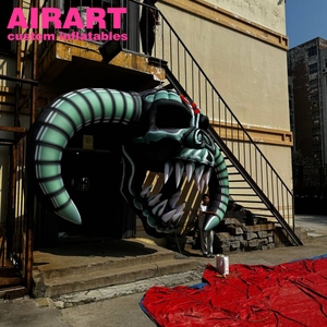 Cabeza <span class=keywords><strong>de</strong></span> toro inflable gigante Monstruo Cabeza <span class=keywords><strong>de</strong></span> calavera <span class=keywords><strong>de</strong></span> esqueleto inflable para decoración <span class=keywords><strong>de</strong></span> Halloween - Product Image 2