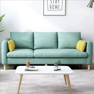 Nuevo producto al por mayor nórdico barato sala de estar sofás de tres asientos de diseño moderno sofá conjuntos de lujo de cuero sofá conjunto de muebles - Product Image 5