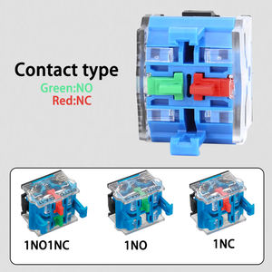 CNTD 10A600V ثلاثة موضع يسار إعادة ضبط ذاتي قفل يمين 22m زر ضغط مؤقت للطوارئ IP65 - Product Image 6