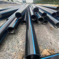 Tuyau PE100 HDPE pour l'alimentation en eau, 160-600 mm, tuyau en polyéthylène haute pression, tuyau principal d'eau de grand diamètre