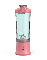 Mini Elektrische Fruitpers Milkshake Machine Draagbare IJsvergruizer Blender Beker Oranje Draagbaar Thuis USB Oplaadbare Blender