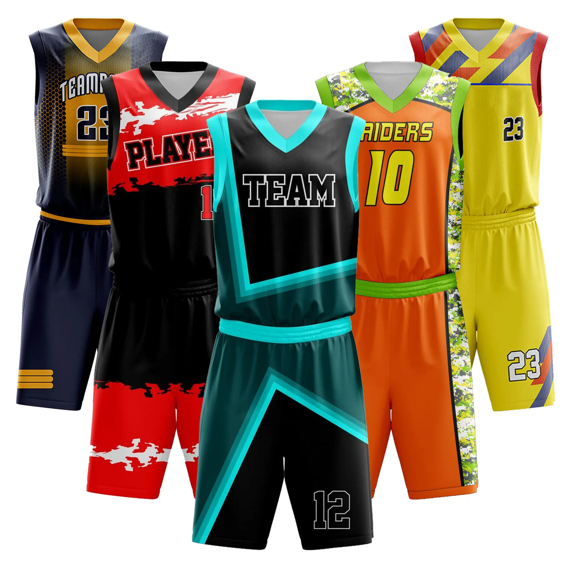 أحدث تصميم لزيك الرسمي لكرة السلة الأوروبي للرجال مخصص اللون مطرز جيرسي كرة السلة التطريز