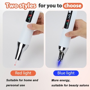 Mini stylo laser portable rouge et bleu pour l'élimination des taches, des cicatrices, des grains de beauté, des verrues et des tatouages - Product Image 6