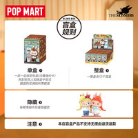 Nouveauté POP MART the MONSTERS Labubu Retro Barber Shop 4.0 Figurine d'action en vinyle Anime Boîte mystère Figurines de collection pour cadeaux