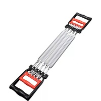 CW RSB016 Bande de résistance à ressort multifonctionnelle pour entraînement à domicile, extenseur de poitrine, poignée de préhension 3 en 1