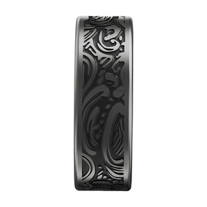 Anneau intelligent en acier inoxydable noir, moniteur de santé, moniteur de forme physique, moniteur de sommeil, moniteur d'oxygène sanguin, moniteur de fréquence cardiaque, étanche IP68 - Product Image 4