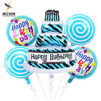 Ballon en feuille d'hélium joyeux anniversaire ensemble pour adulte dans la lettre d'espagnol pour la décoration d'anniversaire fête fournitures de vacances