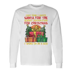 Christmas Bachelor <b>Raglan</b> Baseball Tee <b>Long</b> <b>Sleeve</b> <b>T</b>-<b>Shirt</b> - Product Image 1