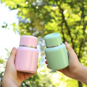 260ml Pocket Size Mini Portable Vacuum <b>Water</b> <b>Bottle</b> 316 Liner 201 Outer Shell Glossy <b>Small</b> Stainless Steel Travel Tumbler - Product Image 3