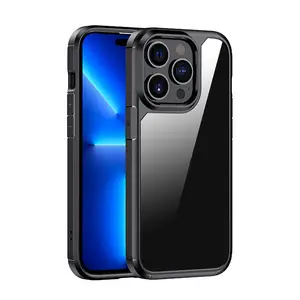 Casing ponsel, cocok untuk ponsel 14 casing ponsel kantong udara anti jatuh Phone14pro penutup pelindung transparan 14promax model baru