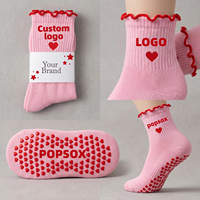 Chaussettes antidérapantes pour le yoga et le Pilates, personnalisées pour femmes