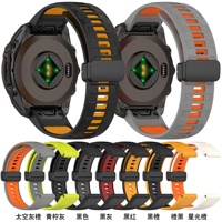 Tali Jam Tangan Silikon Resmi untuk Garmin Fenix 8 7X 7 6 Fenix E Enduro 3 2 Epix Pro Gelang Easyfit Tali Pergelangan Tangan Forerunner965