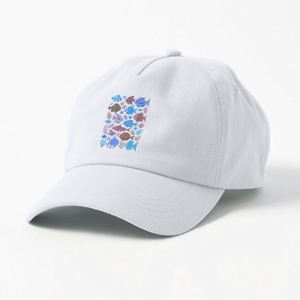 Gorras de Béisbol Clásicas Americanas de Algodón de 5 Paneles, Deportivas, Formales, con Estampado de Peces, Cierre Trasero con Hebilla Metálica, Casuales para Exteriores - Product Image 2