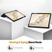 Ealysun Simple Tablet Hard Case untuk Honor Pad10 12.1 Inch 2025 dengan Fungsi Auto Sleep/Wake dan Cetakan Khusus