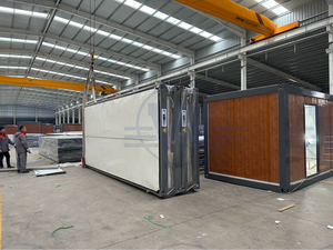 Maison conteneur extensible en gros avec 2 chambres, fabriquée en Chine, en acier et panneaux sandwich, pour usage résidentiel ou bureautique - Product Image 6