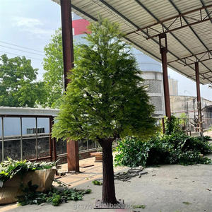 Usine <span class=keywords><strong>Sapin</strong></span> Artificiel En Fibre De Verre Metasequoia Arbre Intérieur Extérieur Grand Projet De Jardin Paysage Décoration Faux Arbre <span class=keywords><strong>Vert</strong></span> - Product Image 2
