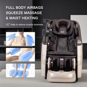 Moderno multifuncional <span class=keywords><strong>2025</strong></span> mejor silla de masaje con Robot inteligente calefacción cuerpo cabeza cuello pie masaje características - Product Image 5