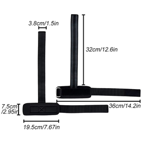 ジム用重量挙げストラップ手首サポートスポーツフィットネス運動リストバンド新しいタイプ - Product Image 2