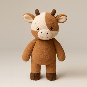 Juguete hecho a mano para perro de oso lindo, juguetes de peluche Súper suaves, Animal de peluche con técnicas lavadas de algodón PP para bebé - Product Image 5