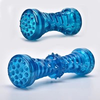 Produits de dropshipping 2026 : Jouet interactif à mâcher pour chien en caoutchouc, résistant aux morsures, robuste, en forme d'os brosse à dents, pour agents de dropshipping