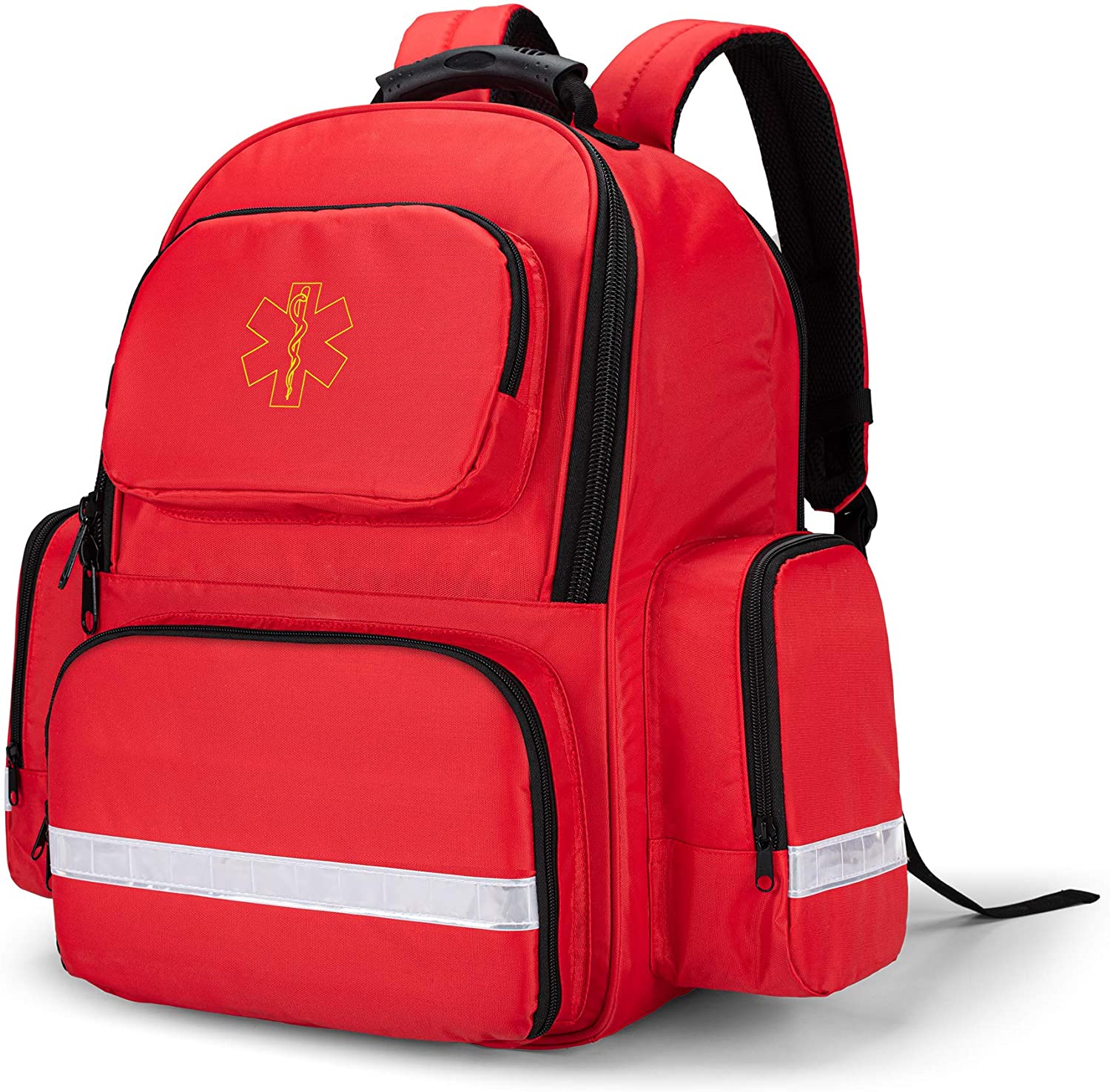 product-750-737.9999999999999 2021 First Aid Medical Emergency Kits Storage Backpack With Padded PE foam liner And Anti-slip Bottom Feet for an emergency