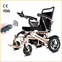 2022 Amazon Bestseller Remote Auto Folding Rollstuhl Tragbarer Stuhl Elektro rollstuhl für Behinderte