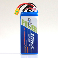 Batterie au lithium de haute qualité 6S 22,2V 25C LiCoO2 à longue durée de vie et longue portée pour drone FPV UAV, cellule souple OEM ODM