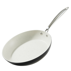 Sartén Antiadherente con Revestimiento de Esmalte, Diseño Clásico, Metal Duradero, 5 Capas, Mango de Acero Inoxidable, Compatible con Inducción - Product Image 1