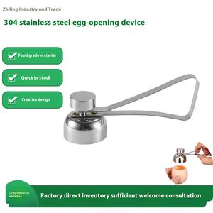 Dispositif d'ouverture d'oeufs de riz gluant en acier inoxydable 304 à tête unique séparateur de coquille d'<span class=keywords><strong>oeuf</strong></span> de conception créative transfrontalière <span class=keywords><strong>pour</strong></span> le ménage - Product Image 6