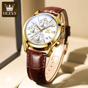 OLEVS-Relojes de pulsera deportivos 2872oem para hombre, de cuarzo, luminoso, resistente al agua, con logotipo personalizado, venta al por mayor - Product Image 4