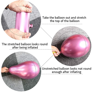 Globos Metálicos Cromados <span class=keywords><strong>de</strong></span> 12 Pulgadas al por Mayor, Dorados y Plateados, 2.8g, 100 Piezas, para Decoración <span class=keywords><strong>de</strong></span> Fiestas <span class=keywords><strong>de</strong></span> <span class=keywords><strong>Cumpleaños</strong></span> y Bodas - Product Image 3