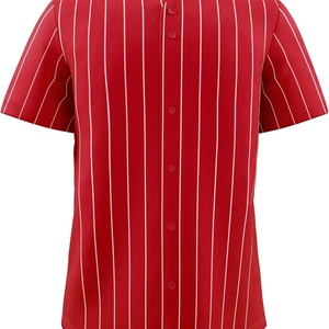 Baseball Jersey,Blank Baseball Jerseys for Men Shirts Short Sleeve Hip Hop Sports Casual Button <b>Down</b> Uniforms - Product Image 4