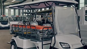 2026 लक्जरी डिजाइन 4 सीटर गोल्फ कार्ट ड्युन बग्गी ने 72 वी लिथियम बैटरी के साथ इलेक्ट्रिक गोल्फ कार्ट को उठाया - Product Image 3